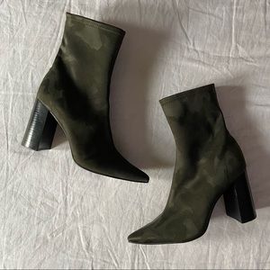 Jeffrey Campbell. Camo Heeled Boots